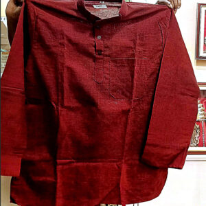 Khadi Short Kurta – Men